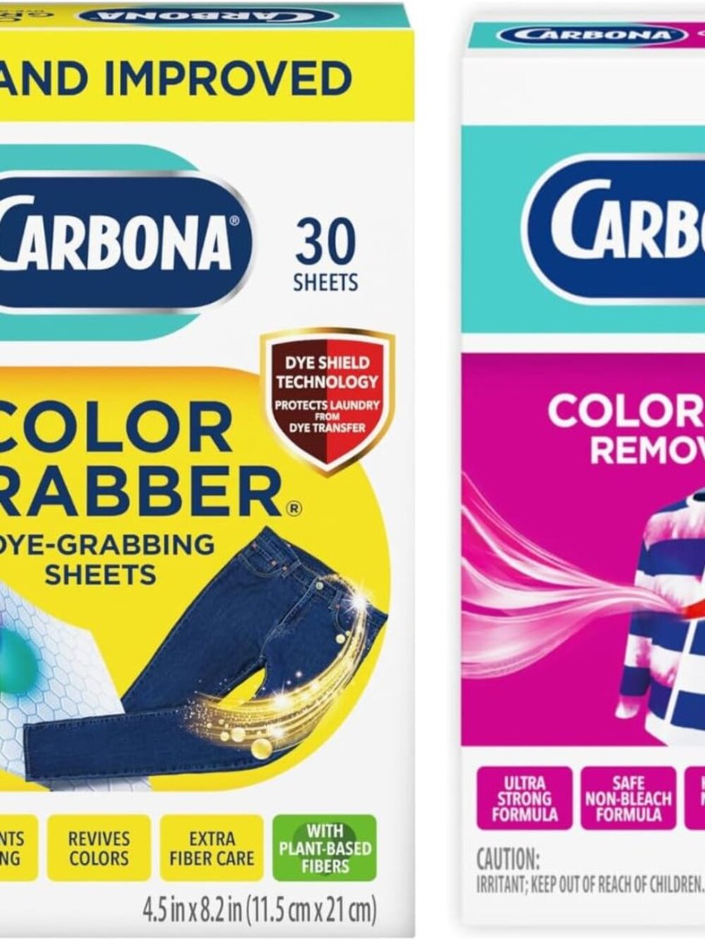 Remover 2.6 Oz & Color Grabber Sheets 30 Count – Prevents Dye Transfer For Washa